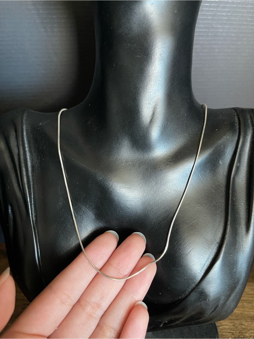 Sterling Silver Rope 16 Inch Chain Necklace Marked And Tested